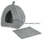 Pet Adobe Pet Adobe Igloo Style Pet Tent for Cats, Gray 929180PHC - alternate 3